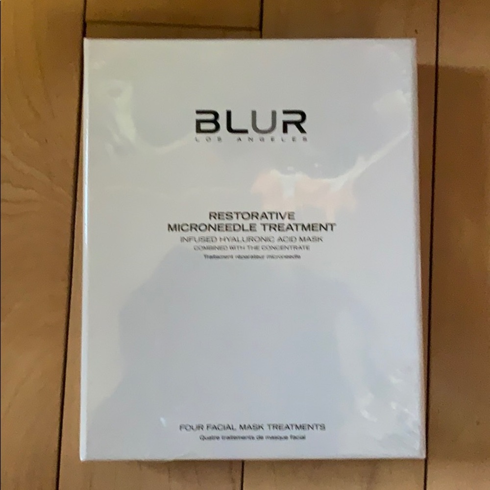 Blur restorative microneedle treatment